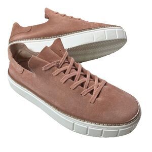 Women’s Vince Camuto Mauve Colored Leather Raiza Platform Sneakers